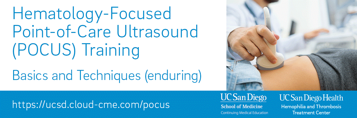 Hematology-Focused Point-of-Care Ultrasound Training Basics and Techniques Banner